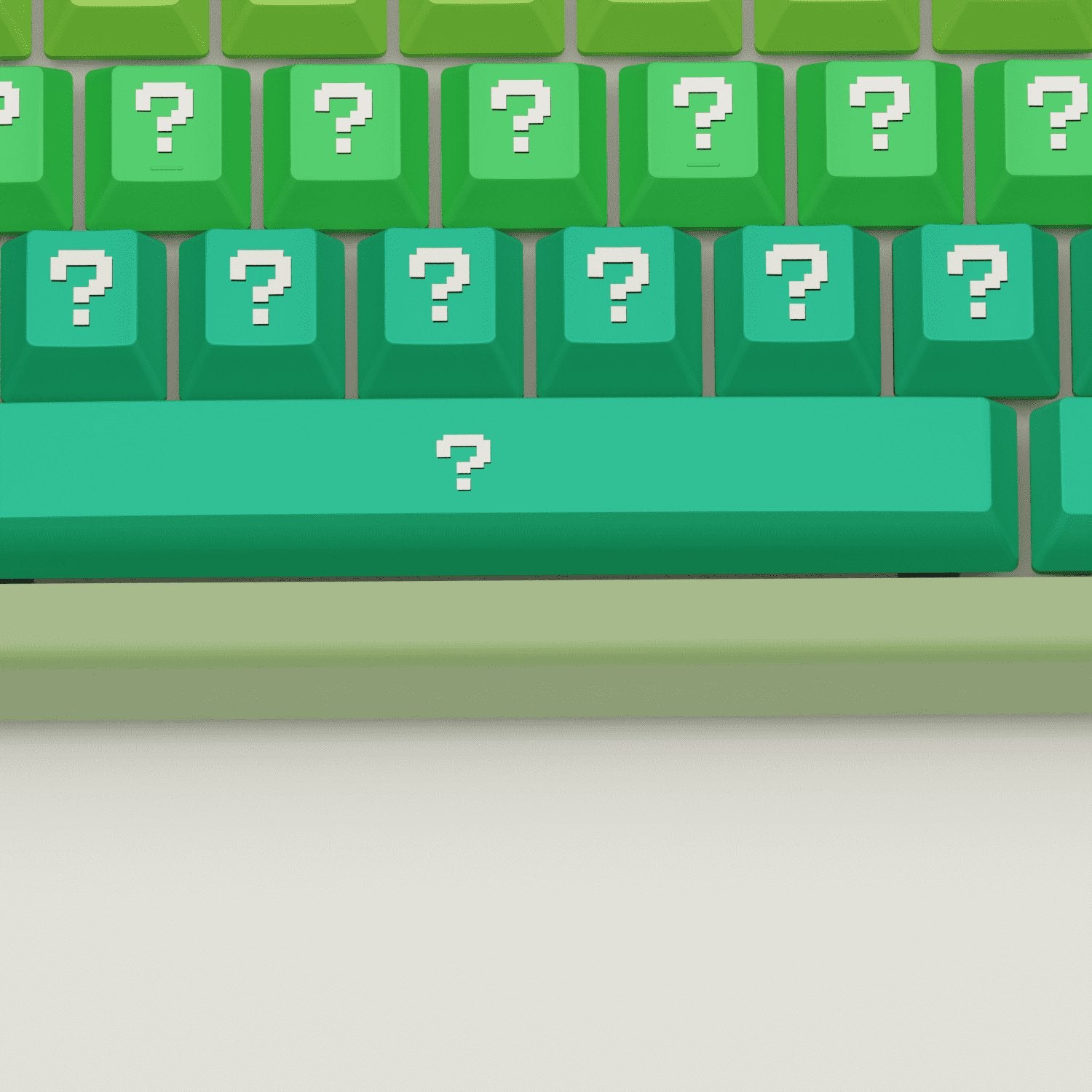 Question Design Keycaps and Mechanical Keyboard - Goblintechkeys