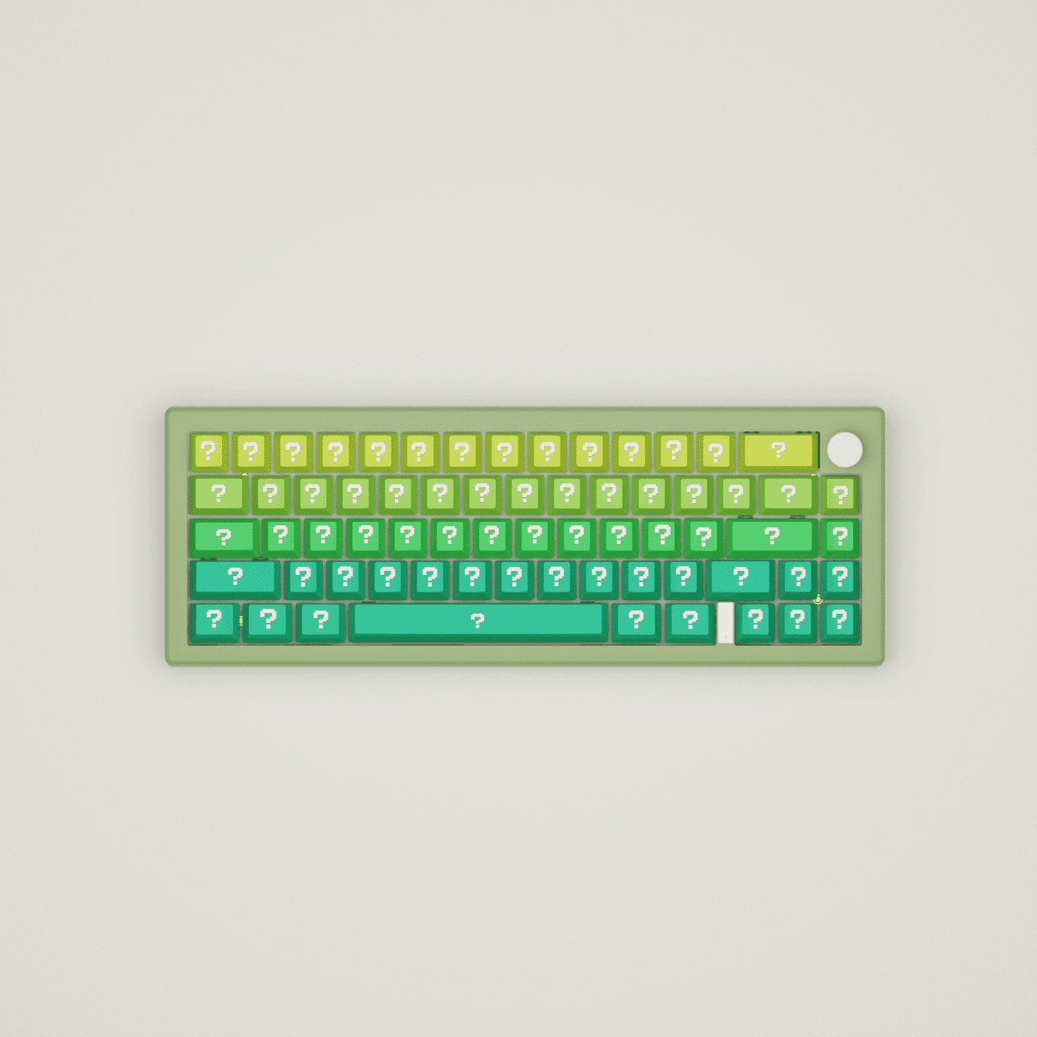 Question Design Keycaps and Mechanical Keyboard - Goblintechkeys