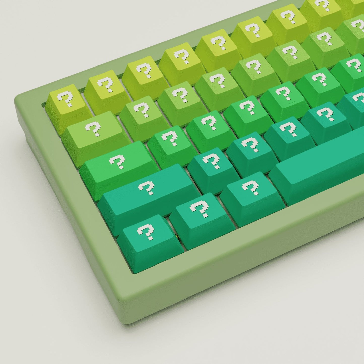 Question Design Keycaps and Mechanical Keyboard - Goblintechkeys