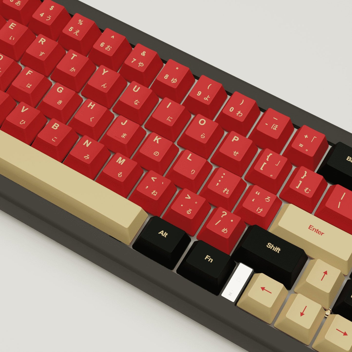 Red Samurai Design Keycaps and Mechanical Keyboard - Goblintechkeys