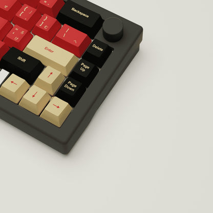 Red Samurai Design Keycaps and Mechanical Keyboard - Goblintechkeys