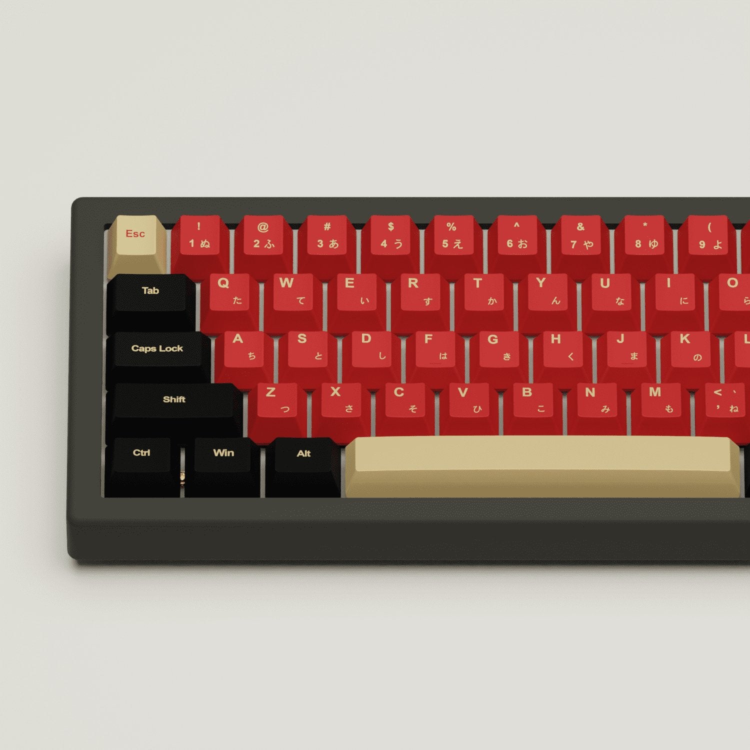 Red Samurai Design Keycaps and Mechanical Keyboard - Goblintechkeys