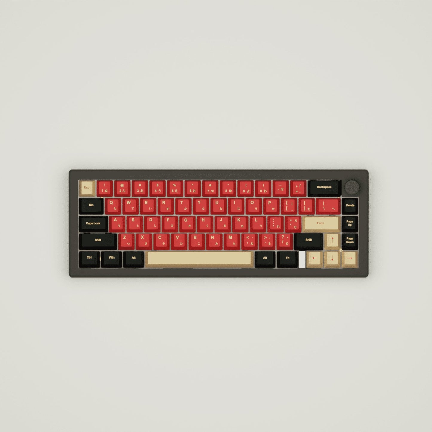 Red Samurai Design Keycaps and Mechanical Keyboard - Goblintechkeys