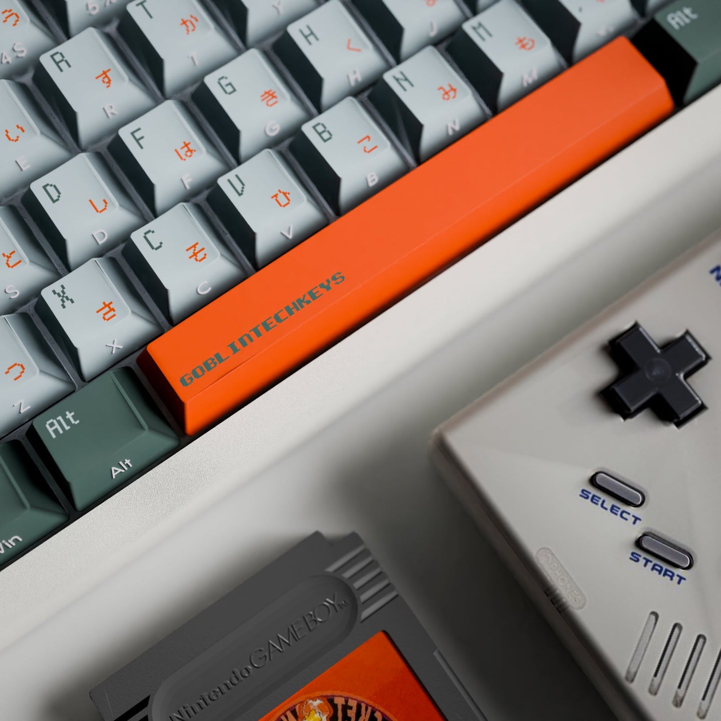 Retro typist Goblin - designed 65 Keyboard - Goblintechkeys