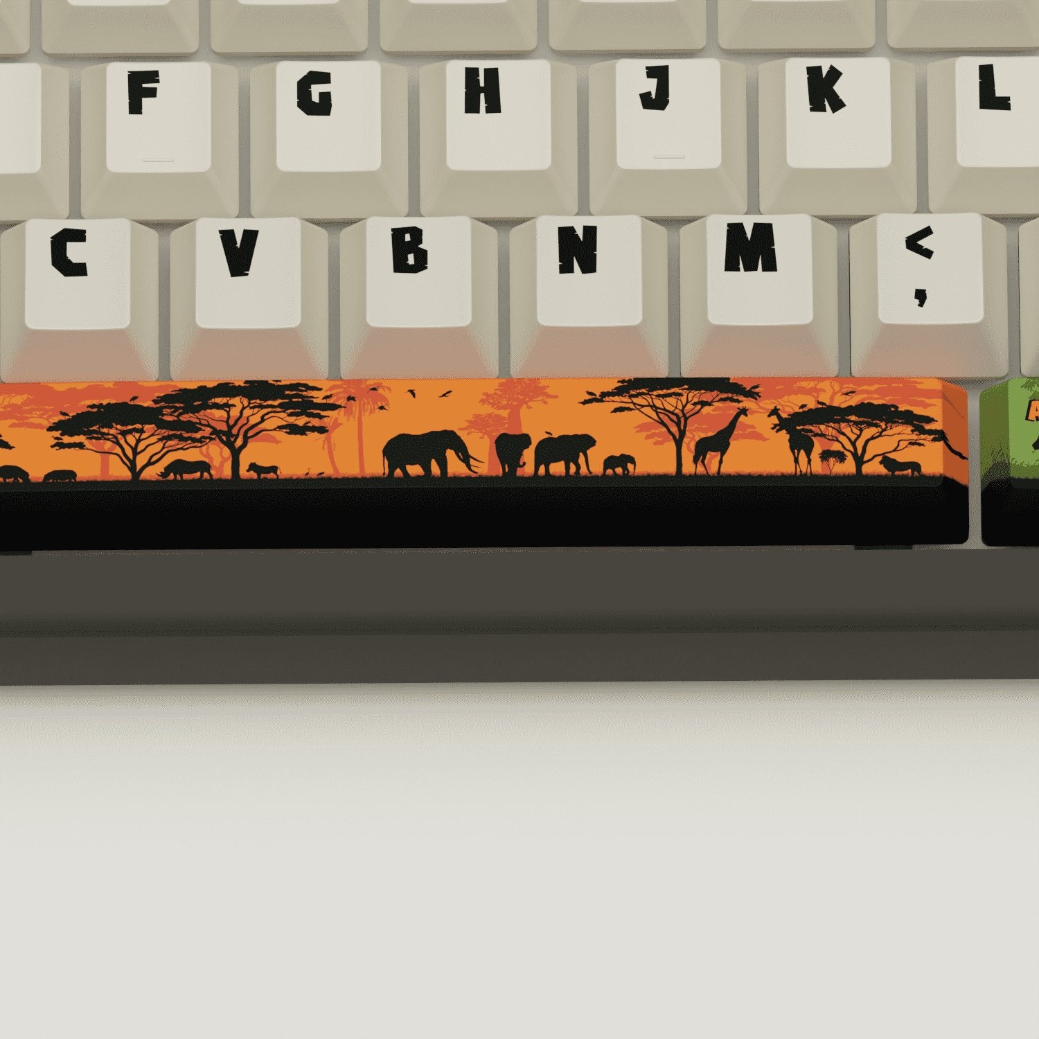 Safari Design Keycaps and Mechanical Keyboard - Goblintechkeys