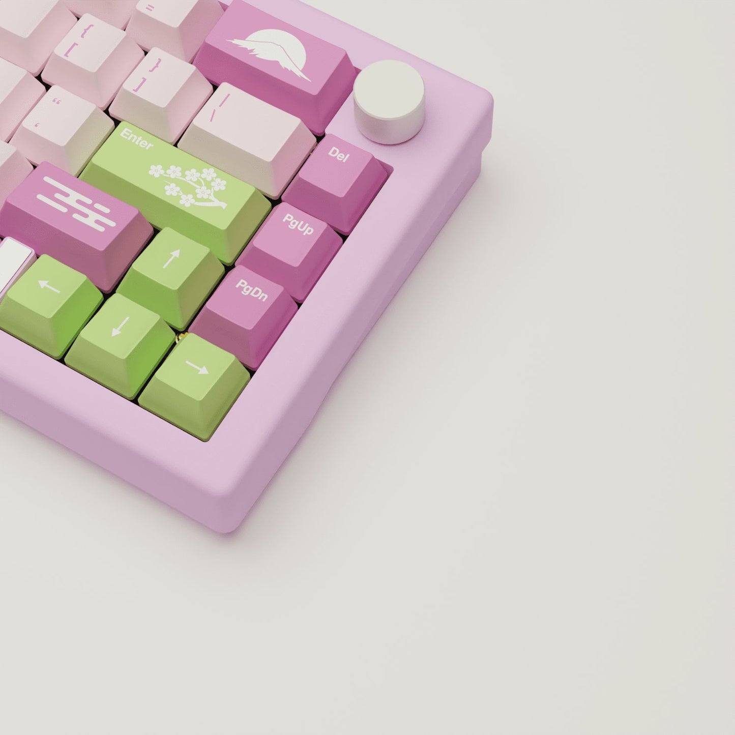 Sakura Design Keycaps and Mechanical Keyboard - Goblintechkeys