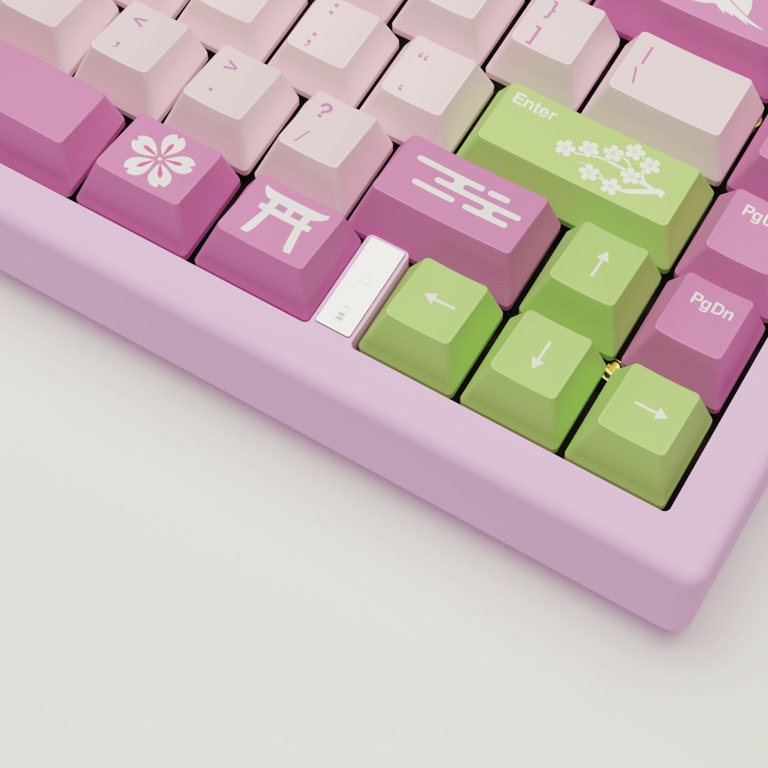 Sakura Design Keycaps and Mechanical Keyboard - Goblintechkeys