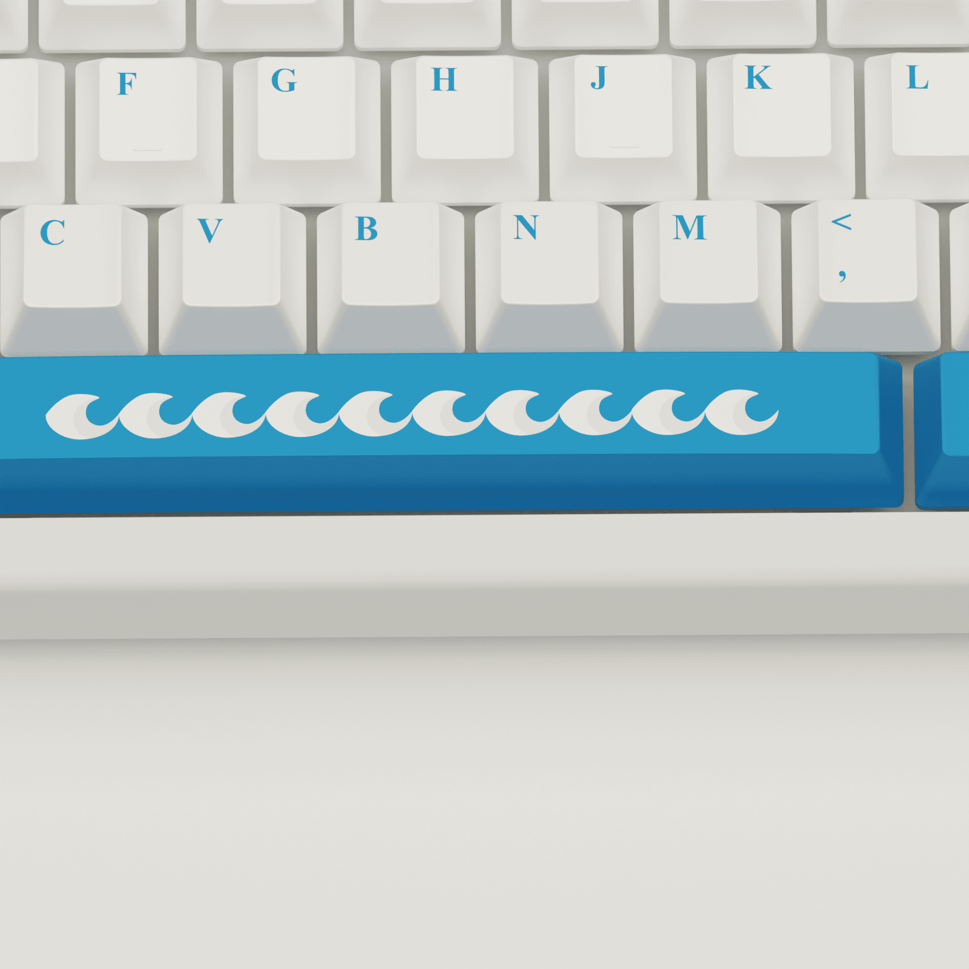 Santorini Story Design Keycaps and Mechanical Keyboard - Goblintechkeys