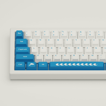 Santorini Story Design Keycaps and Mechanical Keyboard - Goblintechkeys