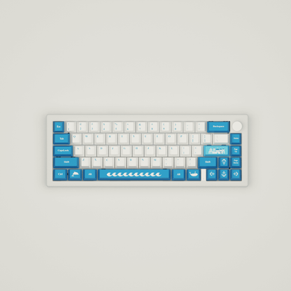 Santorini Story Design Keycaps and Mechanical Keyboard - Goblintechkeys