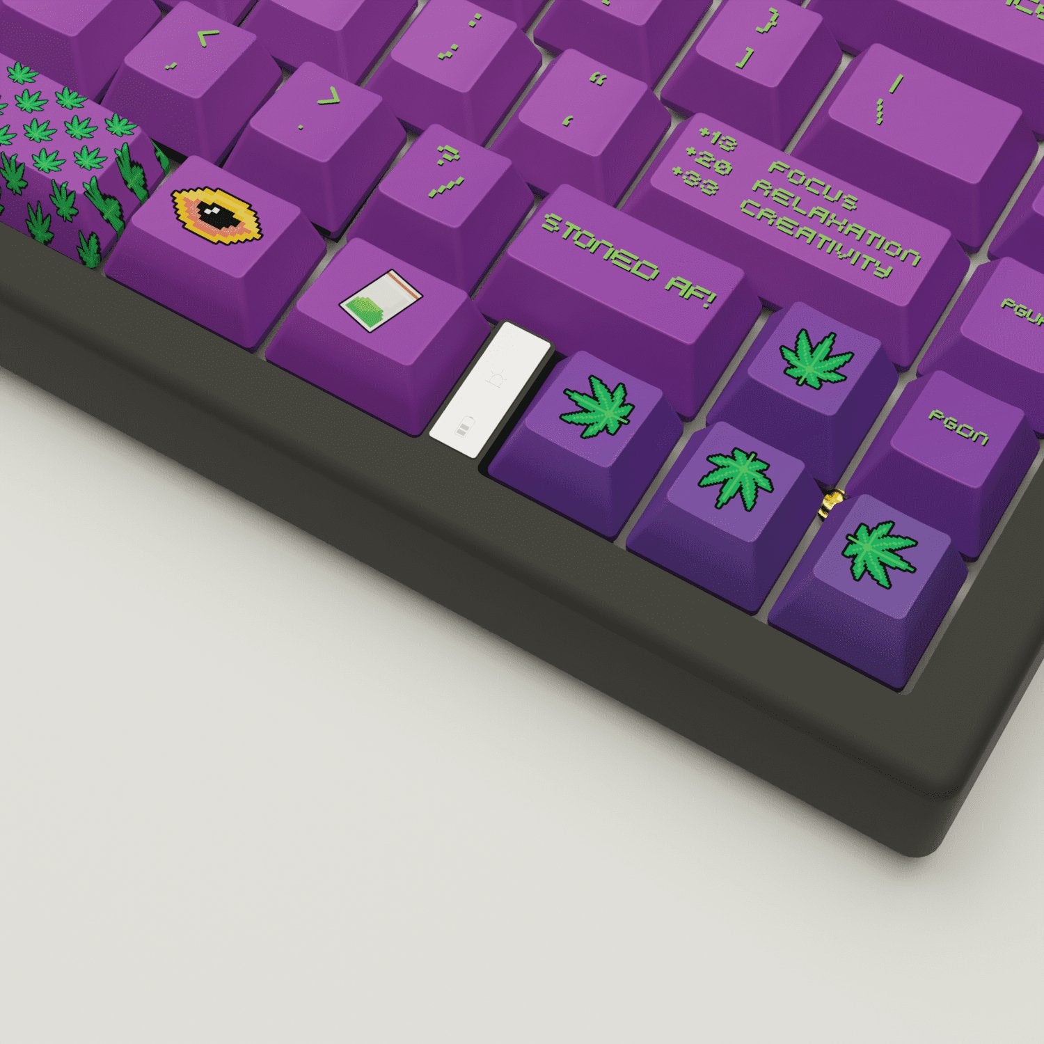 Stoner Design Keycaps and Mechanical Keyboard - Goblintechkeys