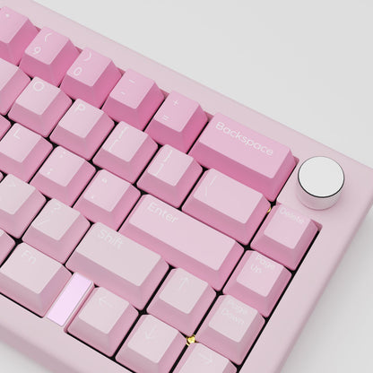 Strawberry Yogurt Design Keycaps and Mechanical Keyboard - Goblintechkeys