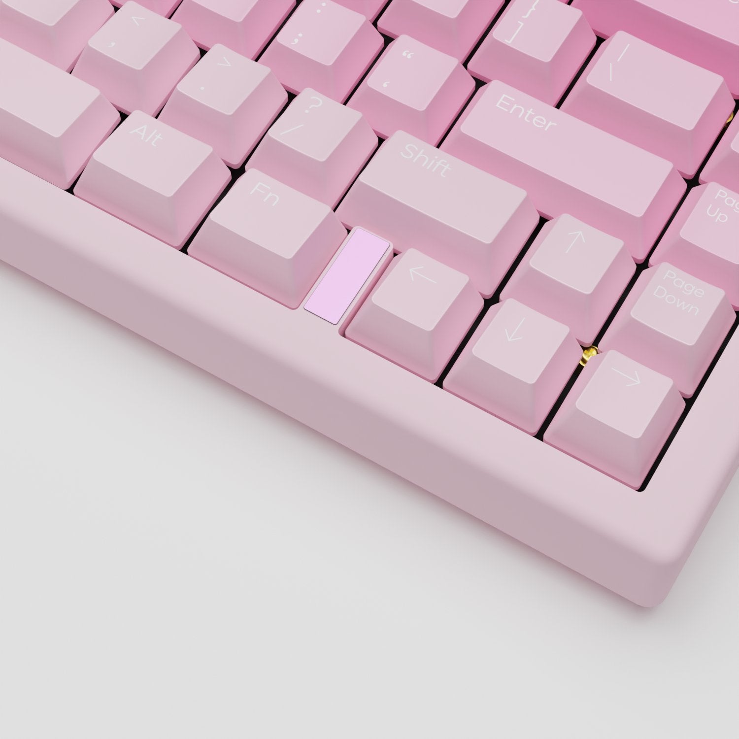 Strawberry Yogurt Design Keycaps and Mechanical Keyboard - Goblintechkeys