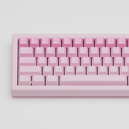 Strawberry Yogurt Design Keycaps and Mechanical Keyboard - Goblintechkeys