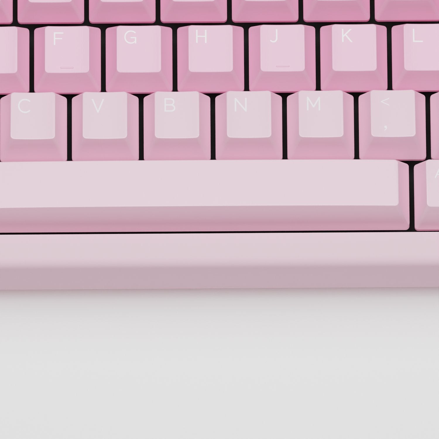 Strawberry Yogurt Design Keycaps and Mechanical Keyboard - Goblintechkeys