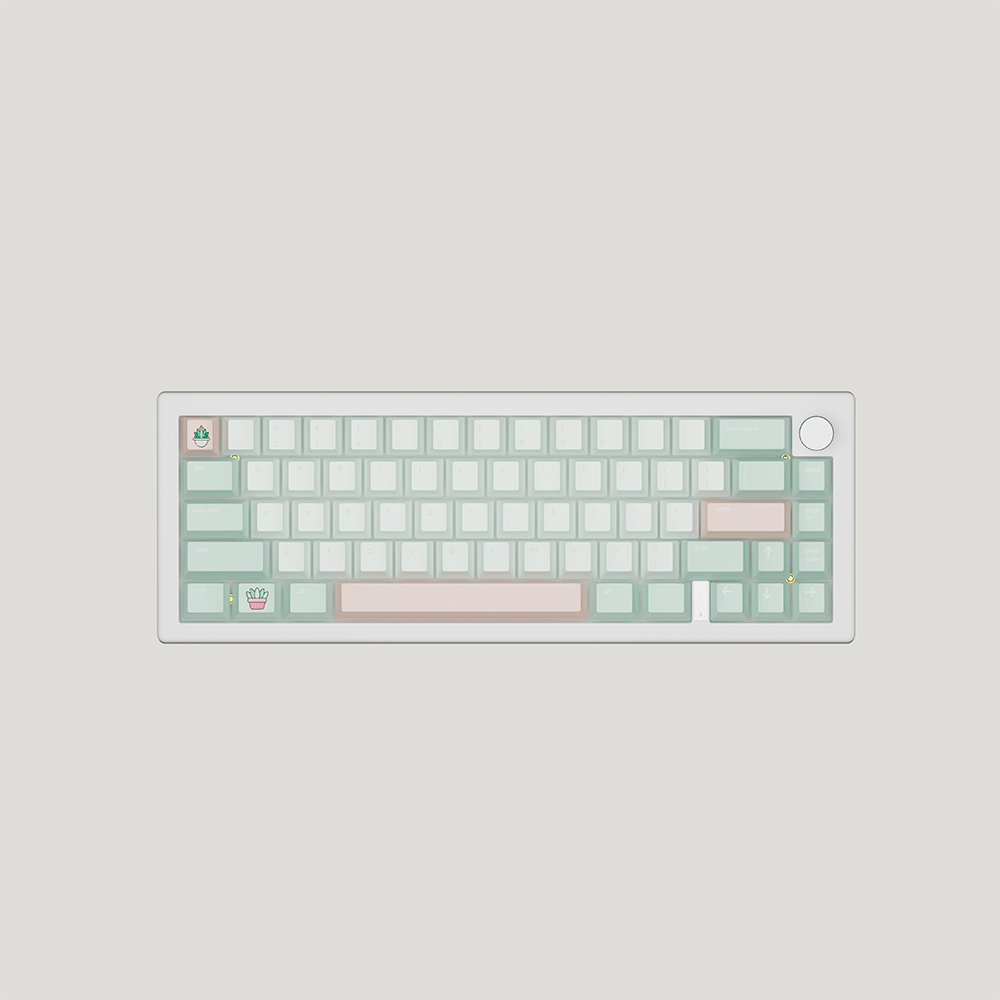 Succulent Design Keycaps and Mechanical Keyboard - Goblintechkeys
