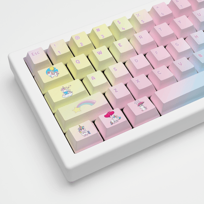 Unicorn Design Keycaps and Mechanical Keyboard - Goblintechkeys