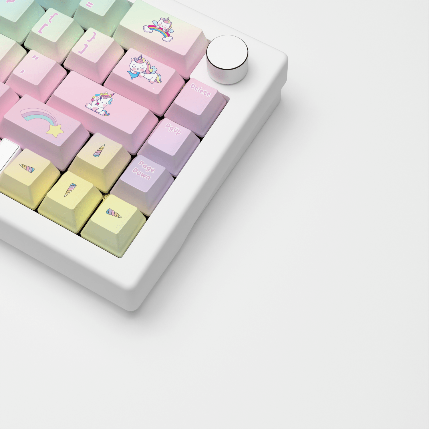 Unicorn Design Keycaps and Mechanical Keyboard - Goblintechkeys