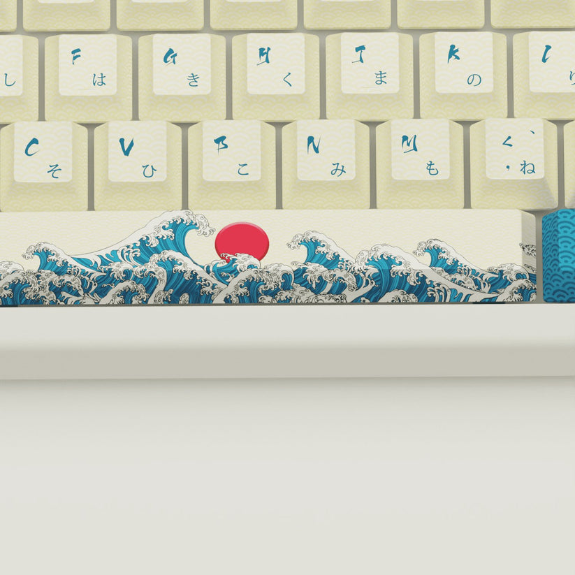 Japanese Wave Keycaps and Mechanical Keyboard – Goblintechkeys