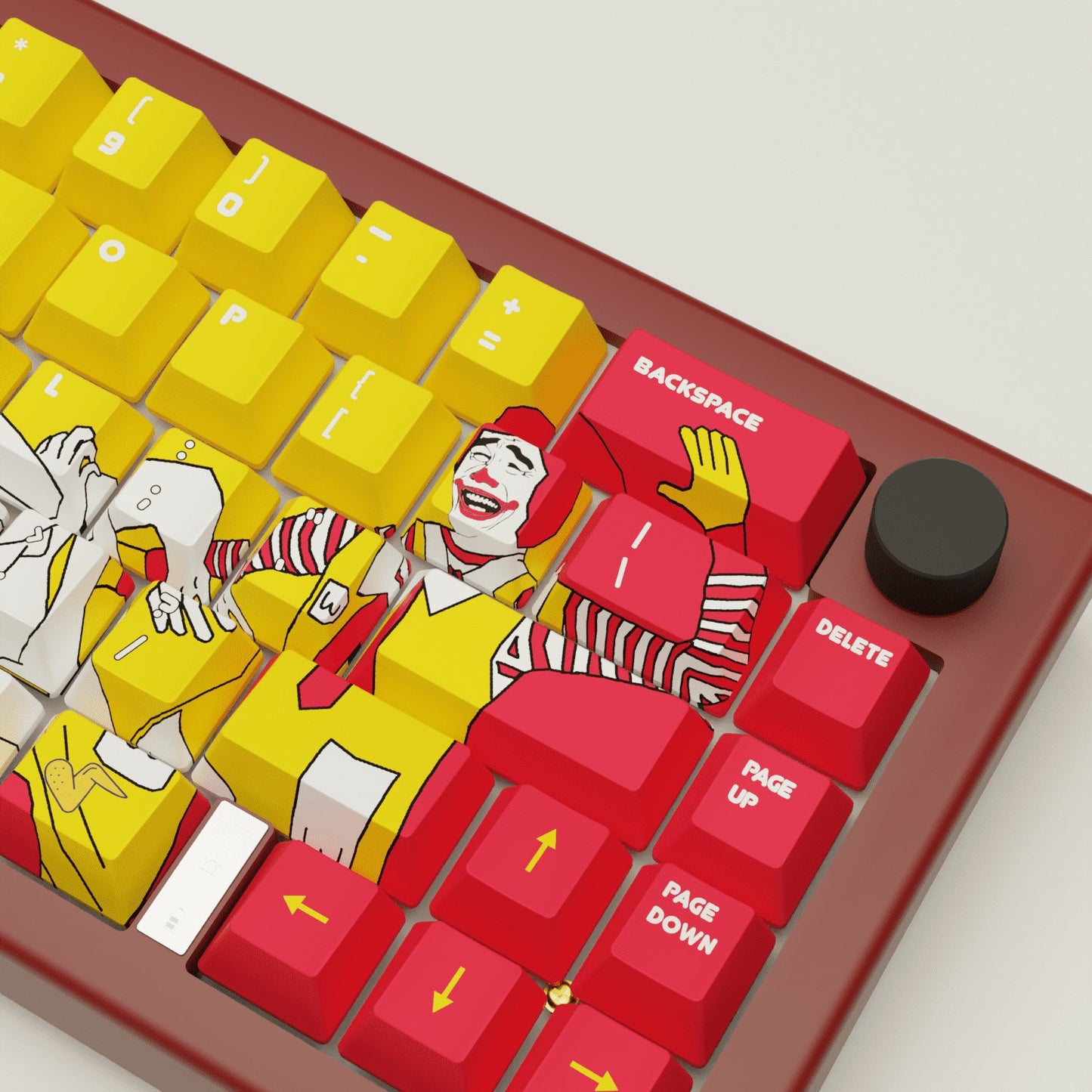 WhackDonald's Design Keycaps and Mechanical Keyboard - Goblintechkeys