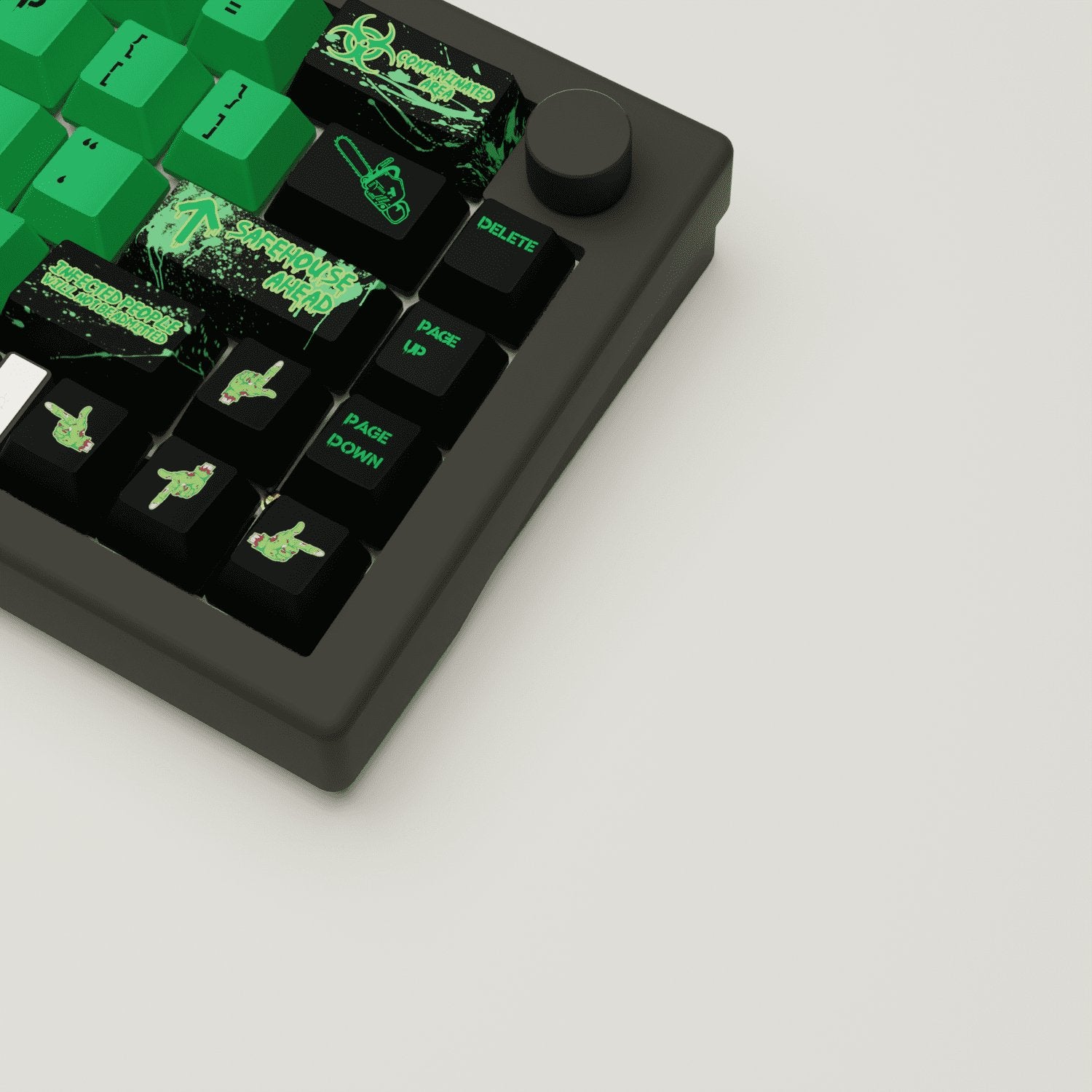 Zombie Design Keycaps and Mechanical Keyboard - Goblintechkeys