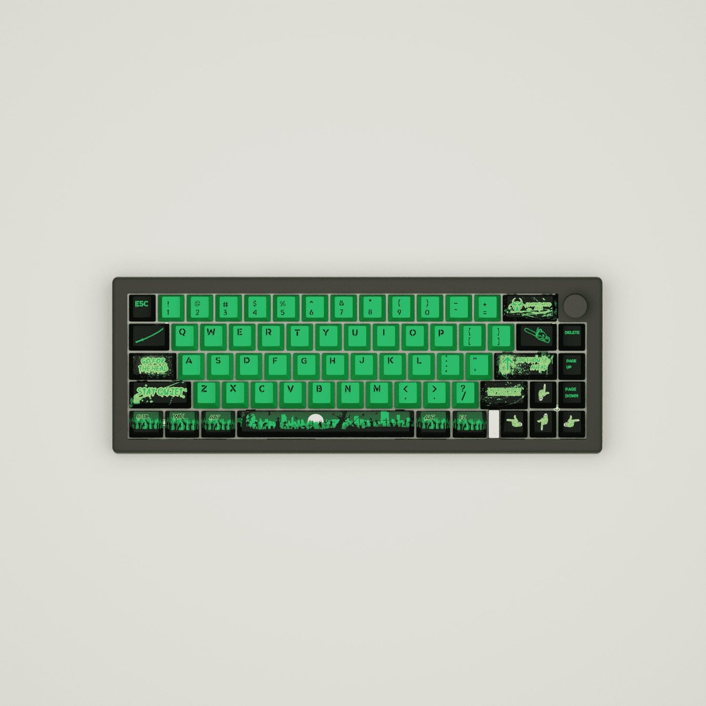 Zombie Design Keycaps and Mechanical Keyboard - Goblintechkeys