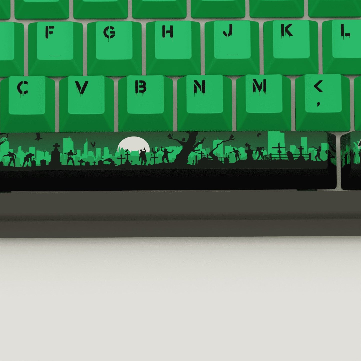 Zombie Design Keycaps and Mechanical Keyboard - Goblintechkeys