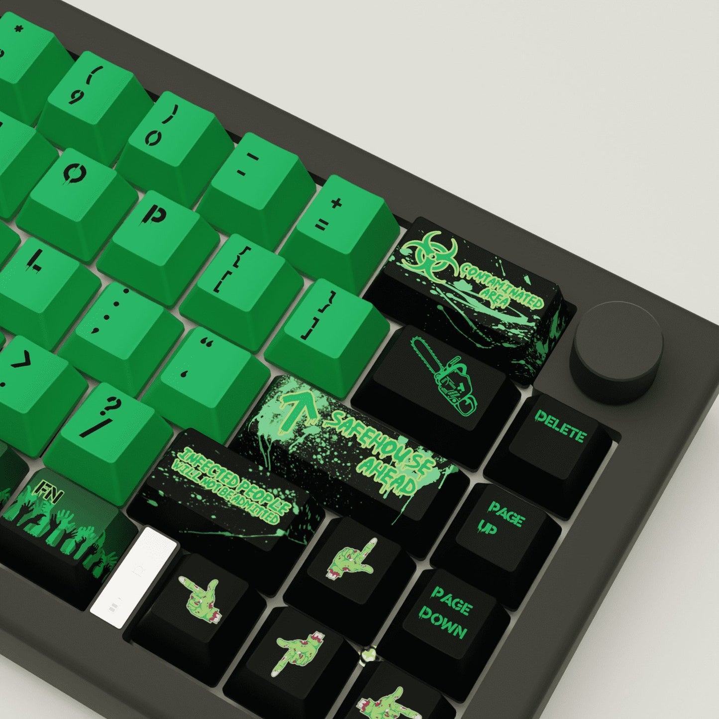 Zombie Design Keycaps and Mechanical Keyboard - Goblintechkeys