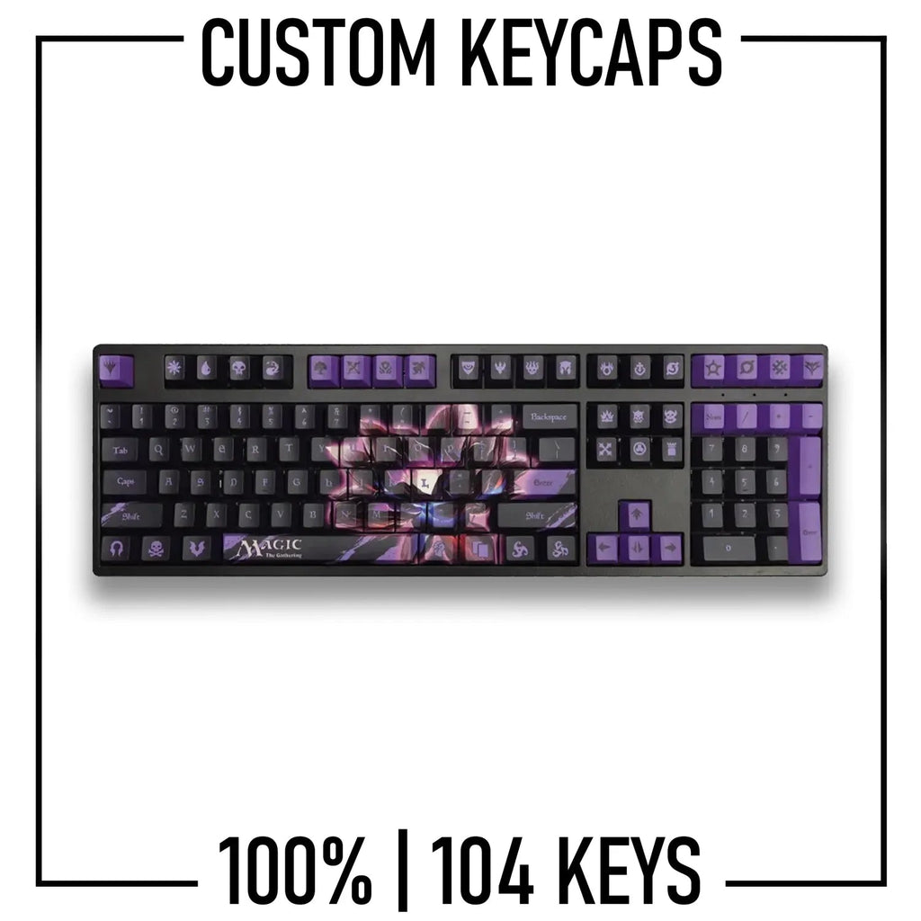 100% keyboard Custom Keycaps set ( ANSI | 104 Keys ) – Goblintechkeys