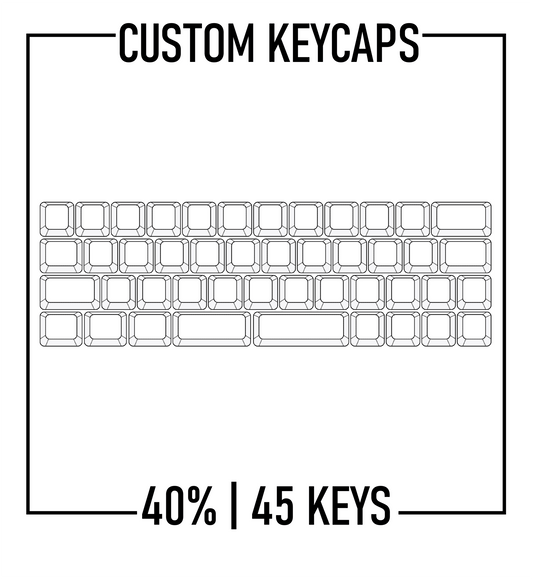 40% Akko Keyboard Custom Keycaps Set( Ansi | 45 Keys ) - Goblintechkeys