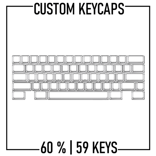 60% Keyboard Custom PBT Keycap set ( ANSI | 59 Keys ) - Goblintechkeys