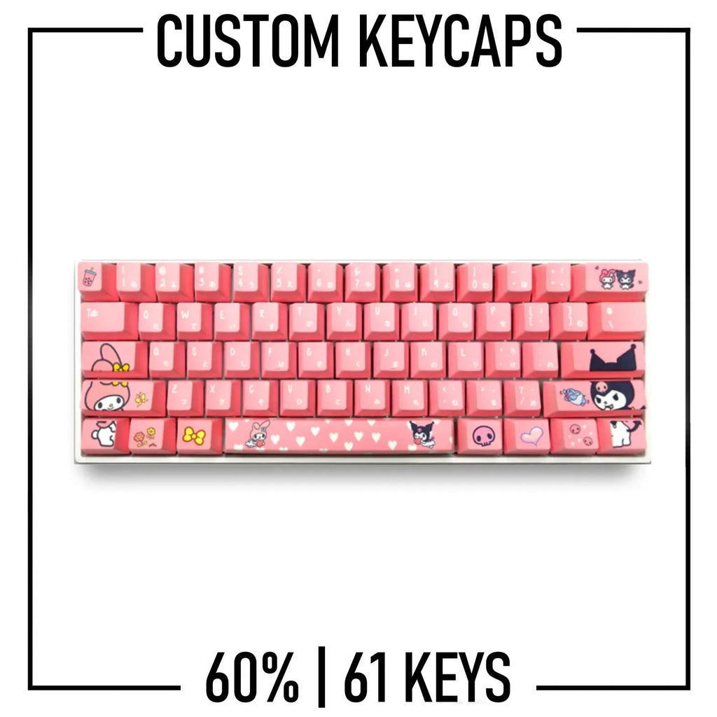60% Keyboard Custom Keycaps ( ANSI | 61 Keys ) – Goblintechkeys