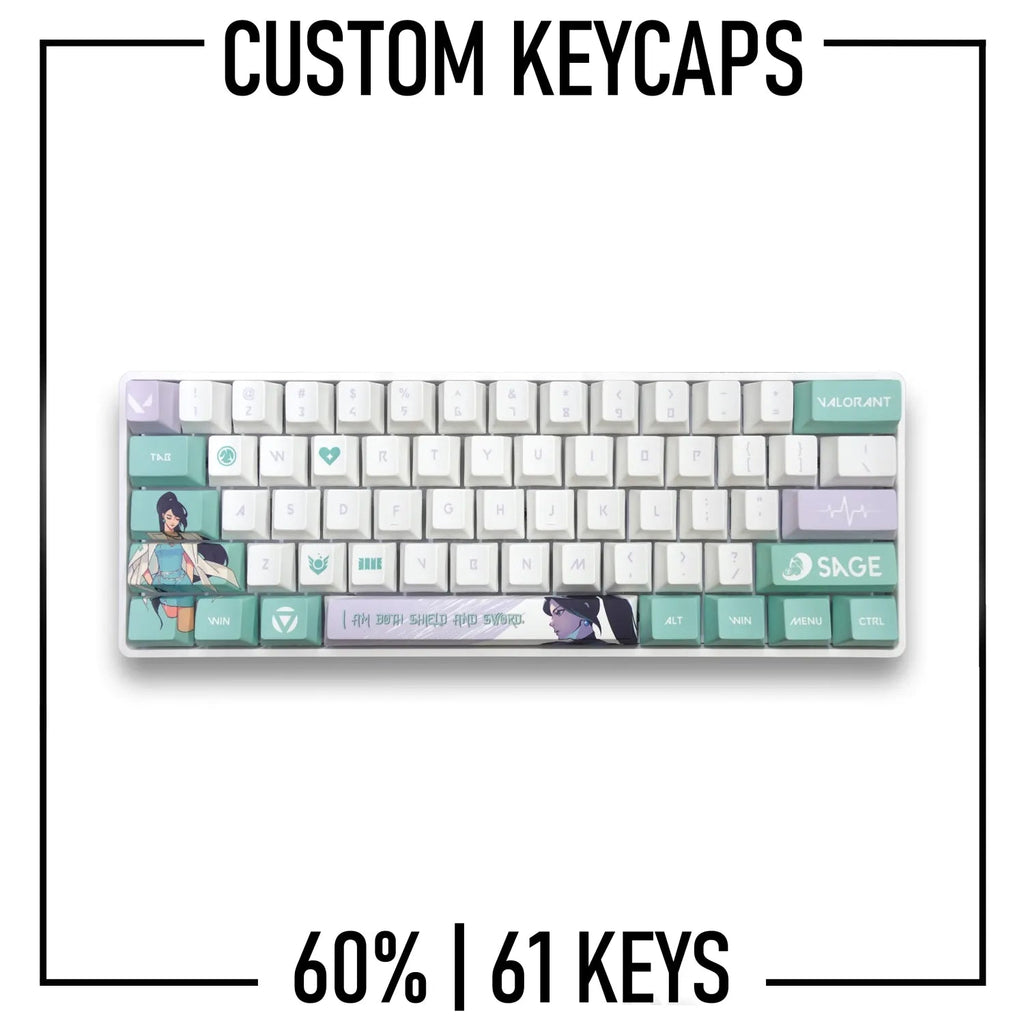 60% Keyboard Custom Keycaps ( ANSI | 61 Keys ) – Goblintechkeys