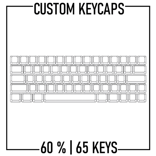 60% Keyboard Custom PBT Keycap set ( ANSI | 65 Keys ) - Goblintechkeys