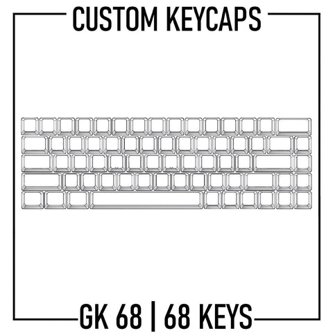 65% GK68 Keyboard Custom Keycaps ( ANSI | 68 Keys ) - Goblintechkeys