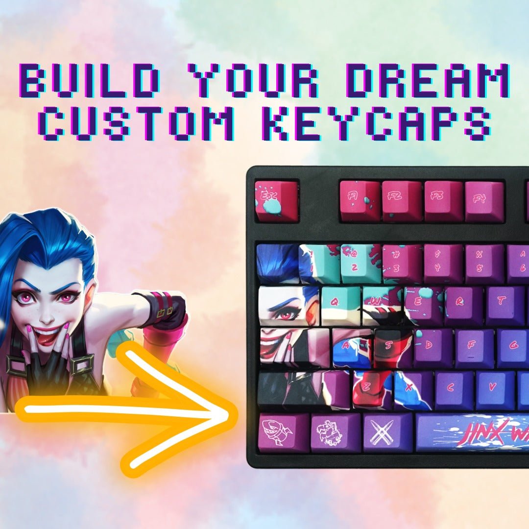 65% Keyboard Custom Keycaps ( ANSI | 68 Keys ) - Goblintechkeys