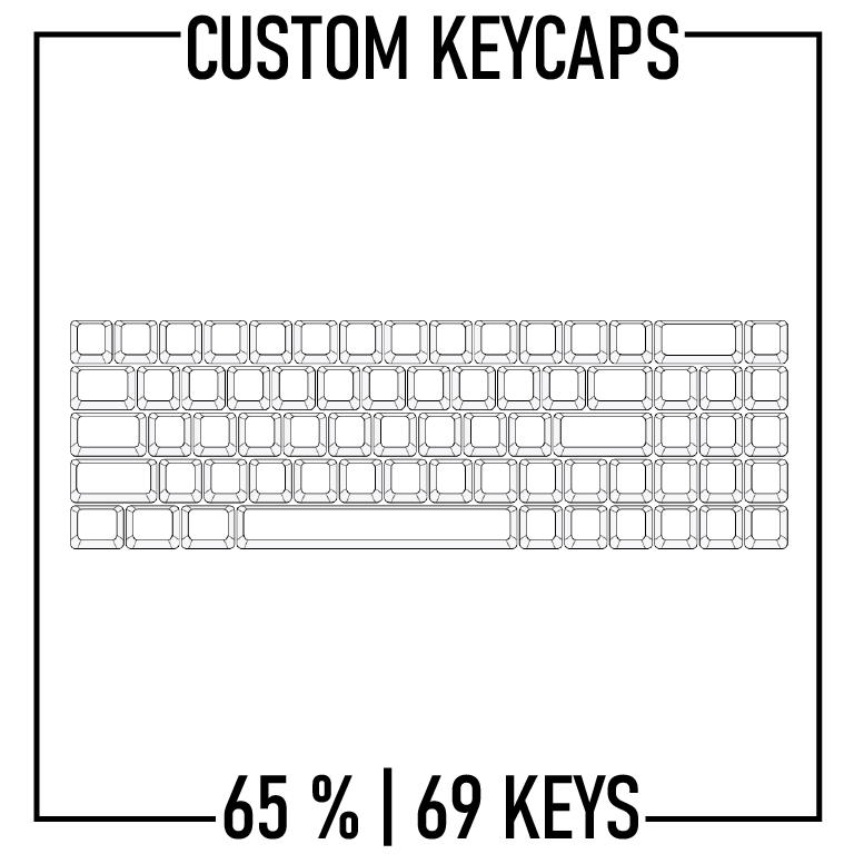 60% Keyboard Custom Keycaps ( ANSI