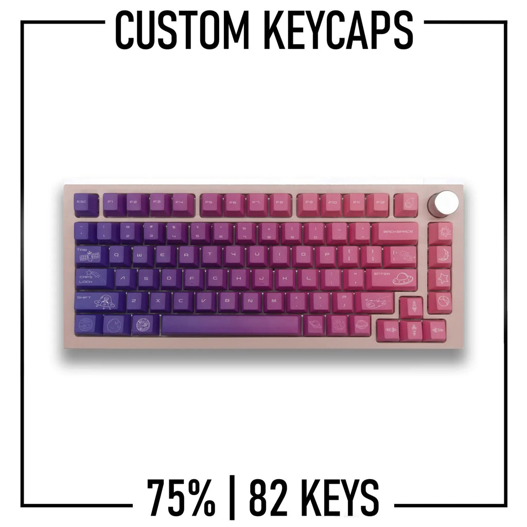 75% Custom Keycaps Set ( ANSI | 82 Keys ) – Goblintechkeys