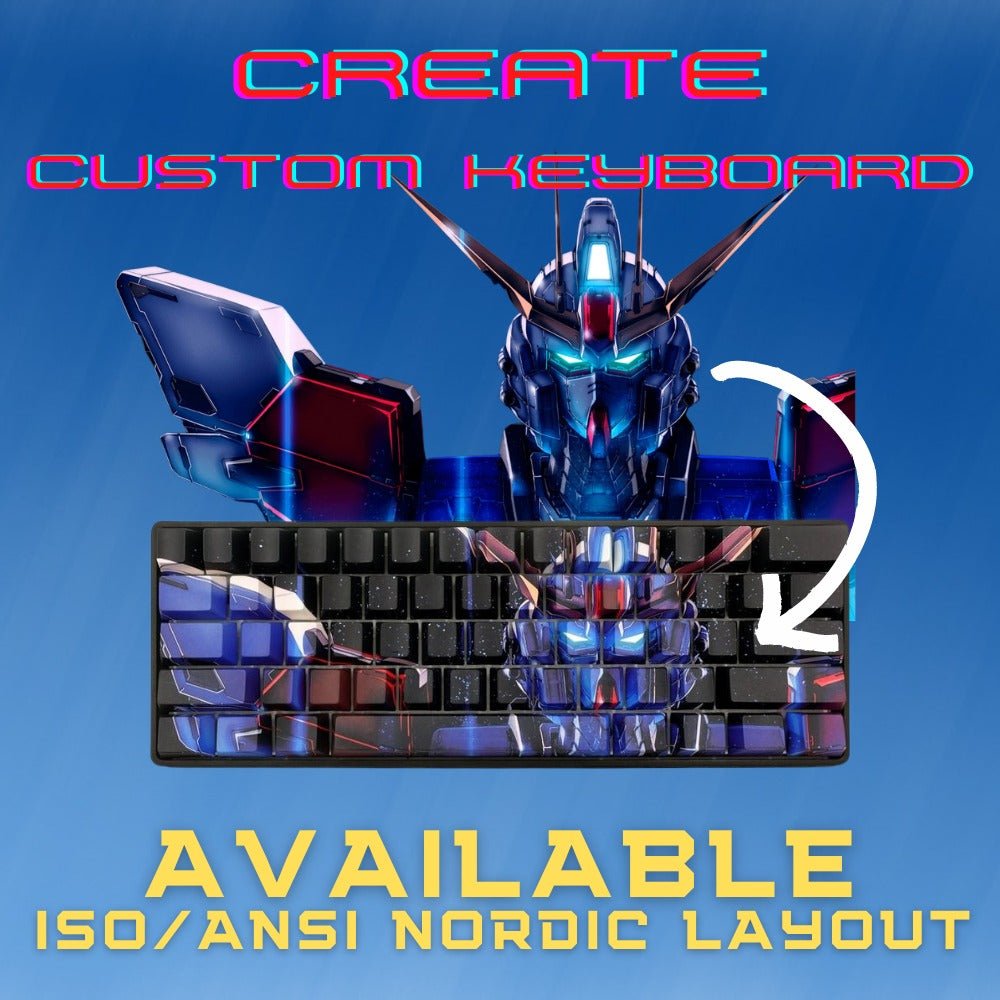96% keyboard Custom Keycaps ( ISO | 101 Keys ) - Goblintechkeys