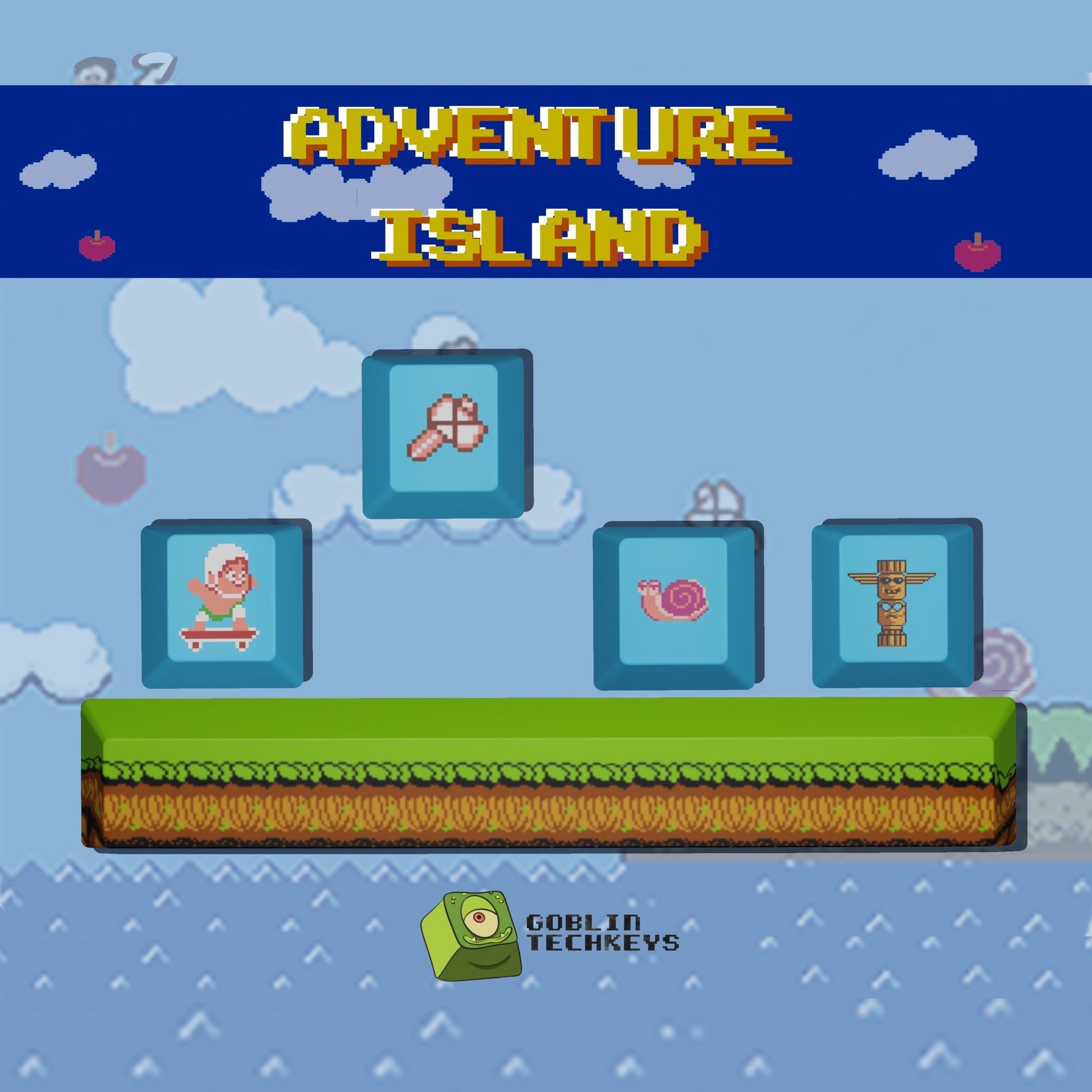 Adventure island keycap set - Goblintechkeys