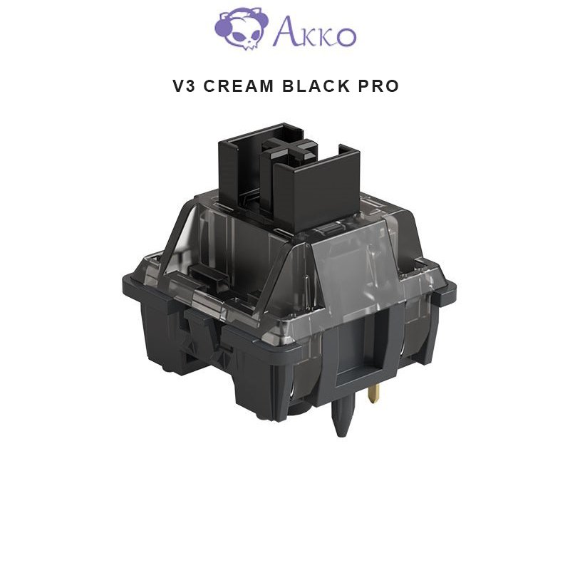 Akko Switches - V3 Cream Black Pro Switches (45pcs) - Goblintechkeys