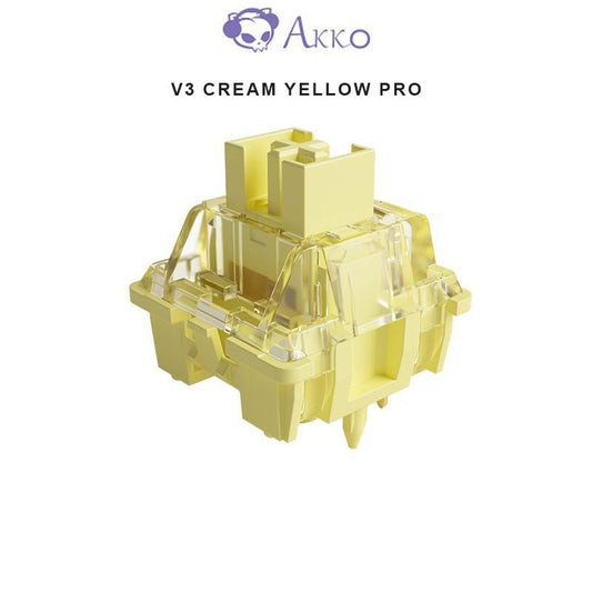 Akko Switches - V3 Cream Yellow Pro Switches (45pcs) - Goblintechkeys