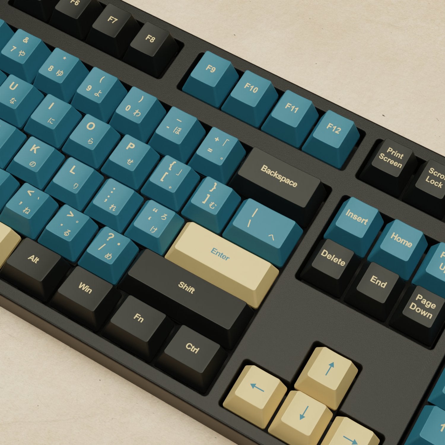 Alpha 108 - 100% Blue Samurai Mechanical Keyboard - Goblintechkeys