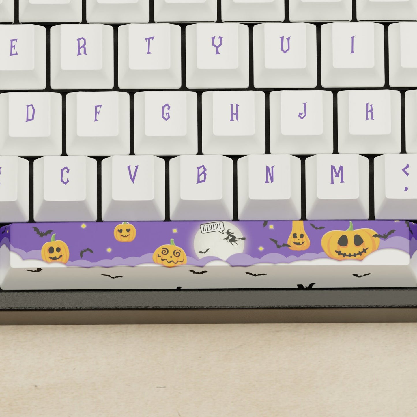 Alpha 108 100% Halloween Mechanical Keyboard - Goblintechkeys