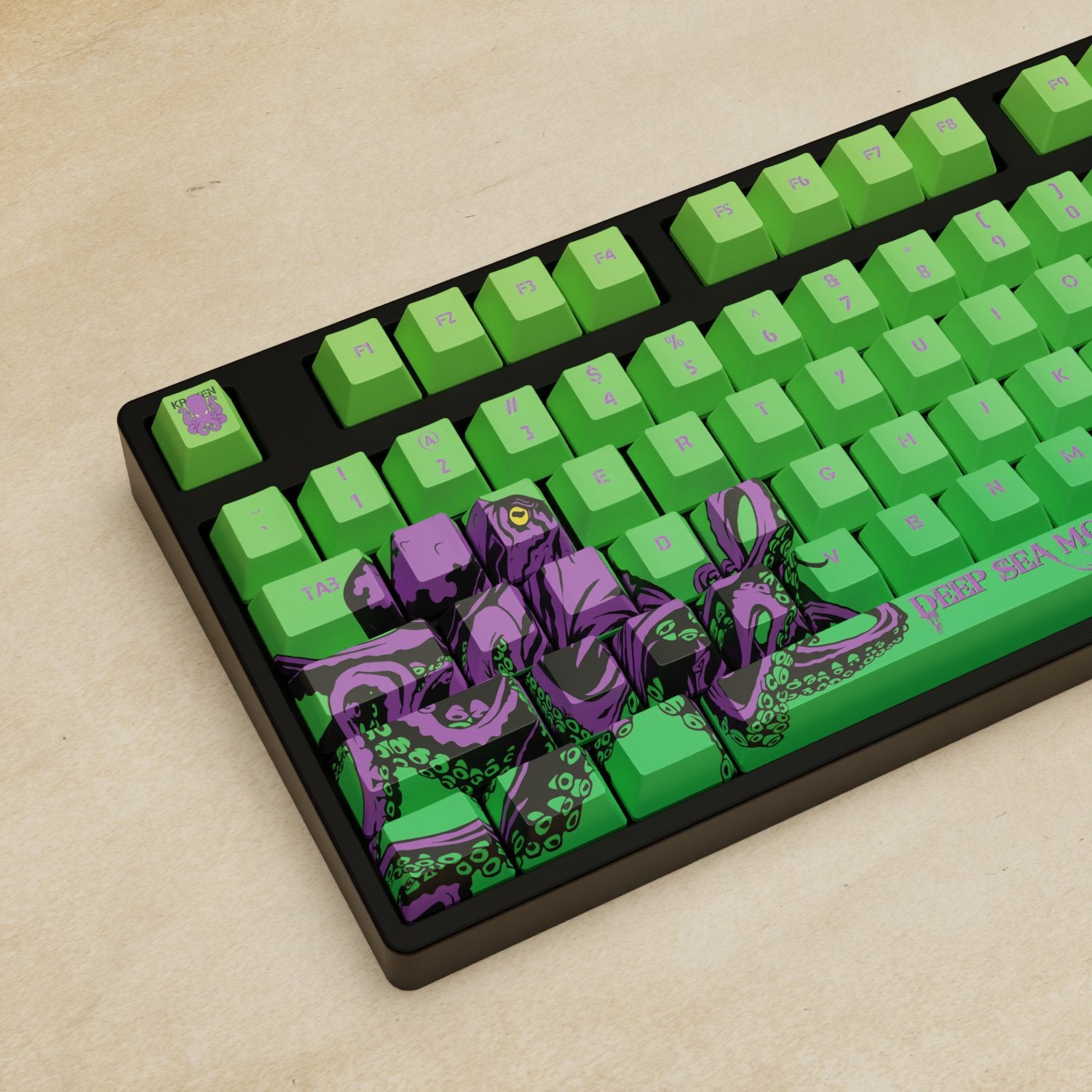 Alpha 108 - 100% Kraken Mechanical Keyboard - Goblintechkeys