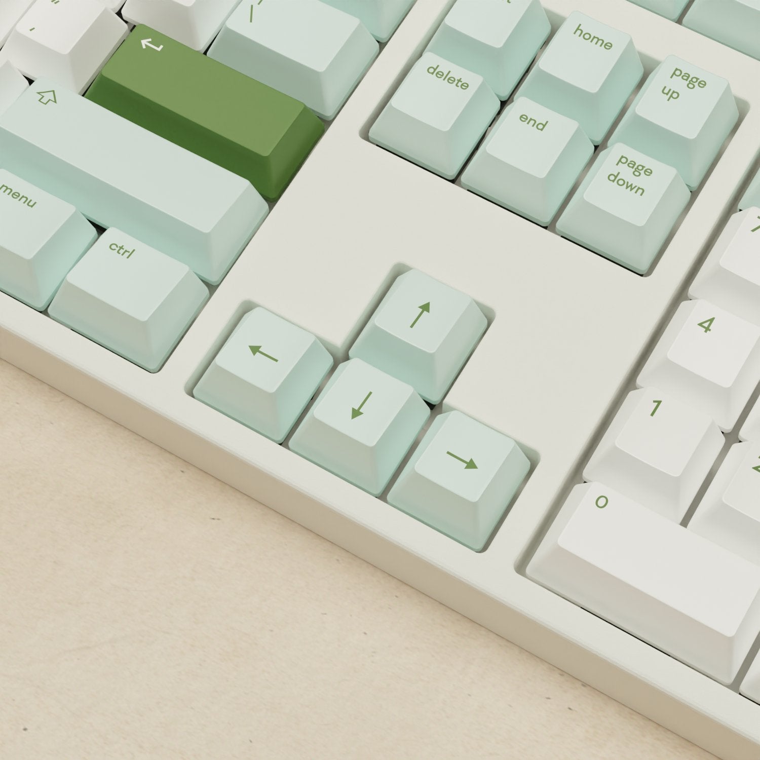 Alpha 108 - 100% Matcha Mechanical Keyboard - Goblintechkeys