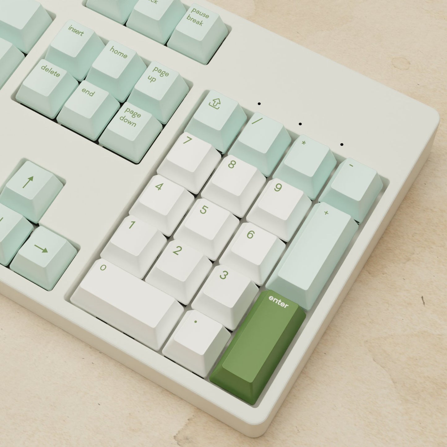 Alpha 108 - 100% Matcha Mechanical Keyboard - Goblintechkeys