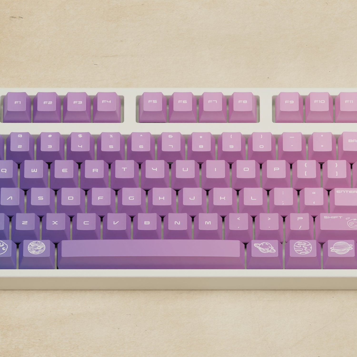 Alpha 108 - 100% Nebula Mechanical Keyboard - Goblintechkeys