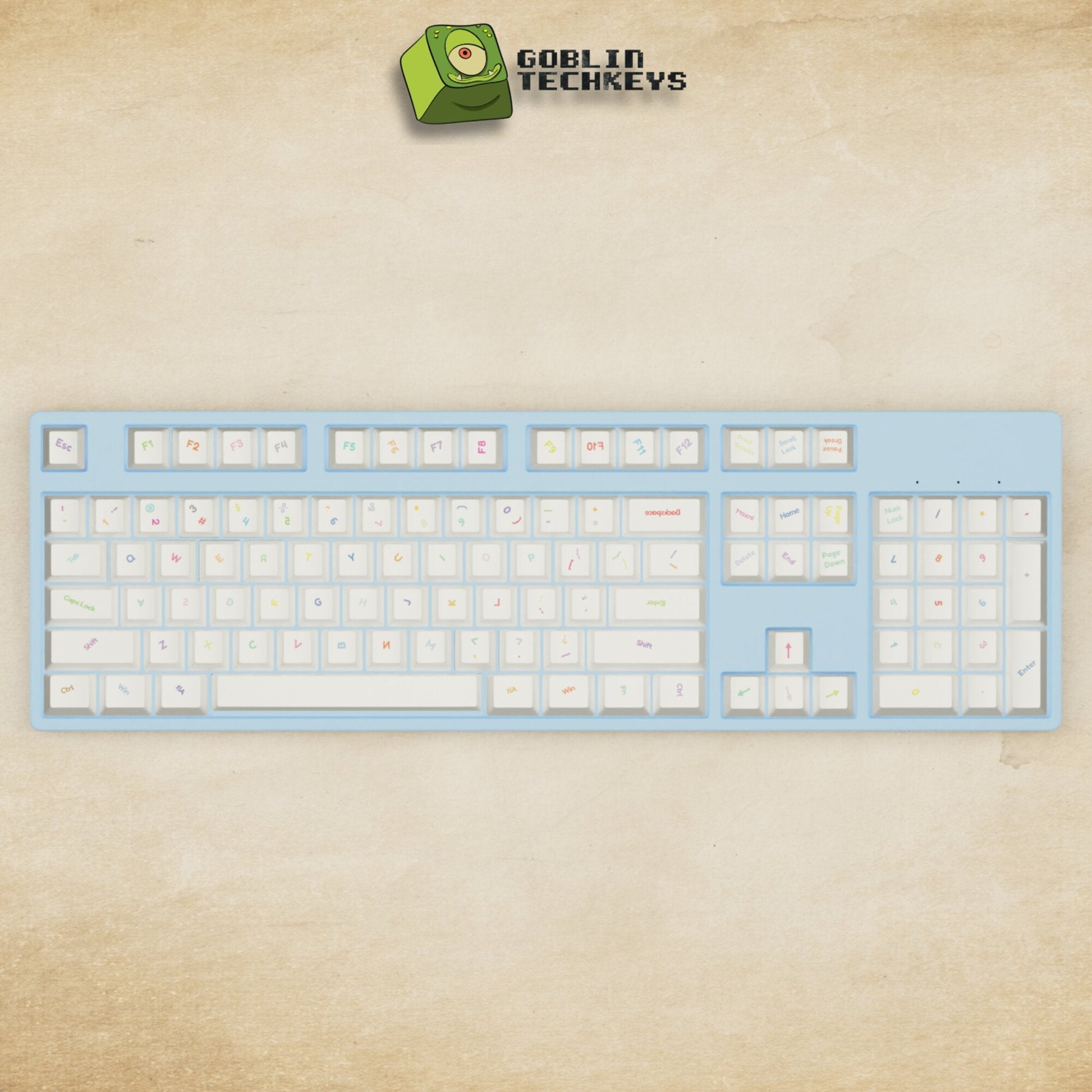 Alpha 108 - 100% Non OCD Mechanical Keyboard - Goblintechkeys