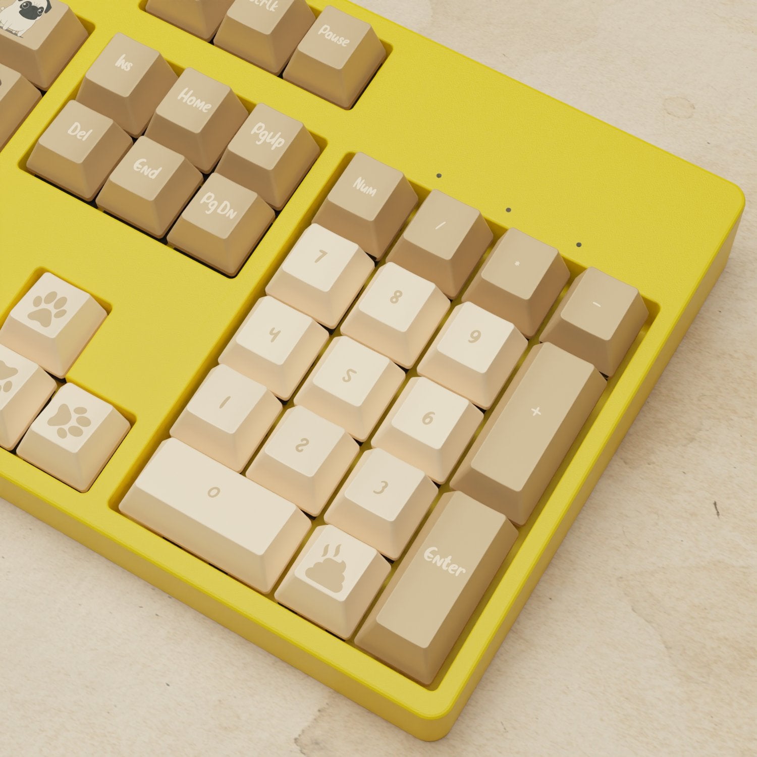 Alpha 108 - 100% Pug Mechanical Keyboard - Goblintechkeys